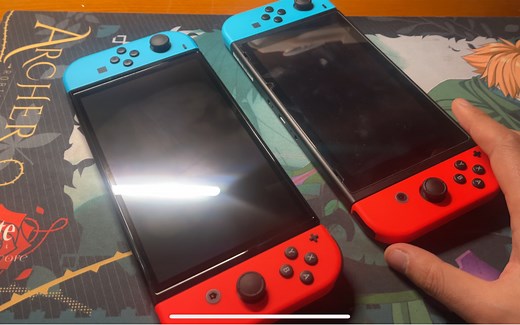 switch oled开箱对比