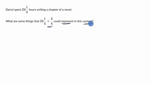 Writing fraction division story problems