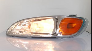 High Soar Headlights for 2005-2015 Peterbilt 325 330 335 337 340 348 382 384 386 387,Headlamp Assembly with DOT Approved High and Low Beam Turn Signal Projector Replacement Left and Right(A Pair)