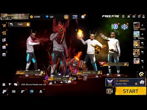 Batman Live is Back 🤯 Comeback with old sq 4 vs 4 custom💪 #freefire #batmanlive #freefiremaxx