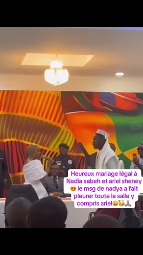 Heureux mariage d'Ariel Sheney et Nadia Sabeh