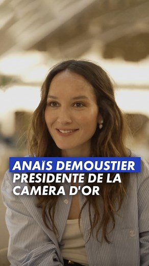 Anaïs Demoustier, une Présidente de la Caméra d’or plus que motivée de voir les 23 films concourant à ce prix célébrant un premier film! 🎥 #Cannes2023 | CANAL