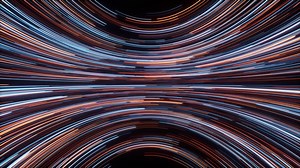 Loop animation of flowing lines, 3d rendering. | Premium Stock Video Footage