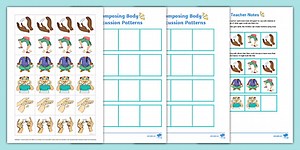 Composing Body Percussion Patterns Resource Pack