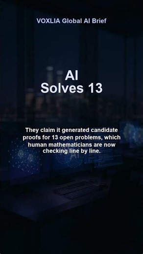 AI Model Tackles 13 Unsolved Math Problems