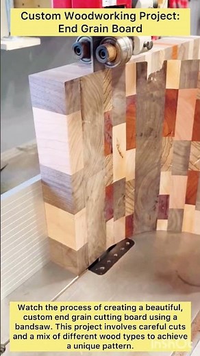 Bandsaw Action: Making a Wooden Cutting Board #carpentry