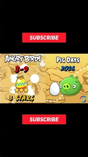 Angry Birds Seasons "Pig Days" Level 3-9 (2016) Walkthrough 3 Stars (2x Speed)