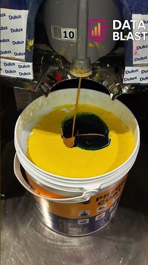 Automatic Paint Mixing Machine in Action