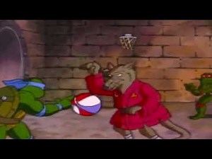 TMNT - Master Splinter slam dunks a Basketball