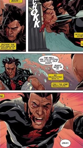 WOLVERINE Forced To Drown His Son DAKEN #marvel #wolverine #brutal