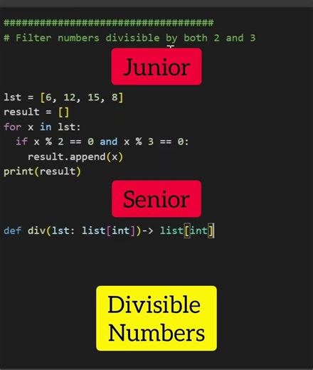 Identifying divisible numbers