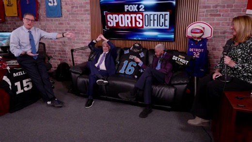 FOX 2 legends Rob Wolchek and Huel Perkins on the Sports Office