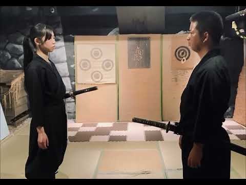 椿三十郎のラストシーンの殺陣(逆位置＆スローバージョン)の稽古動画