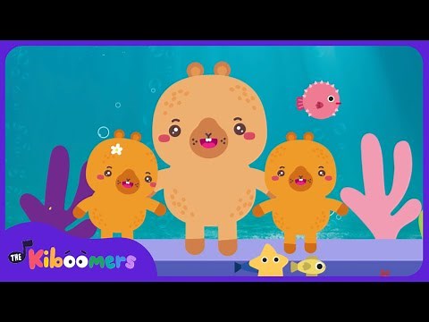 Dance Like a Capybara! 🐾 Wiggle, Spin, Jump & Play |The Kiboomers Kids Songs