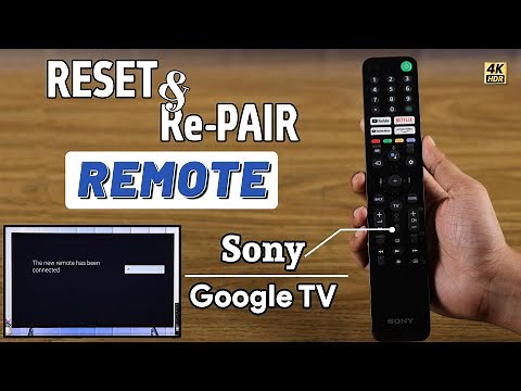 Reset and Re-Pair Your Sony Google TV Remote! [How To]