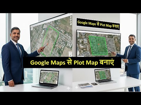 How to Create Property/Land/Plot Area Map in Google Maps | Full Tutorial in Hindi.