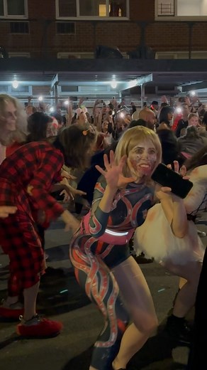 Village Halloween Parade - Thriller dance group #villagehalloweenparade #nyc #newyorkcity #areyoureadyforit | NYC Storytime