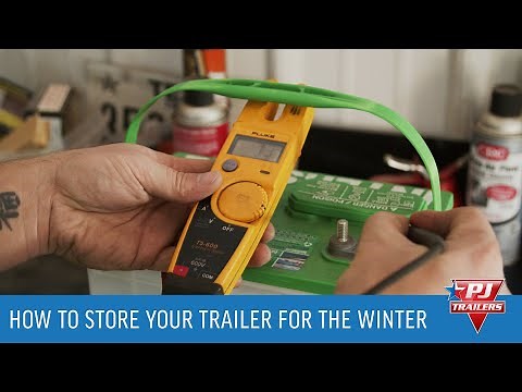 How To Store Your Trailer for the Winter