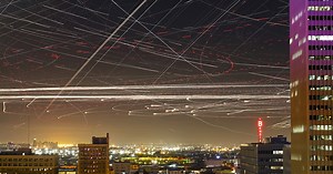 This Plane Trails Photo Was Made by Stacking 2,655 Photos
