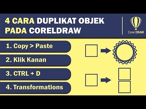4 Cara Duplikat Objek pada Coreldraw yang Sering Digunakan - BELAJAR CorelDraw
