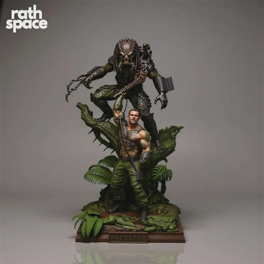 Predator Vs Dutch Diorama 1:4 Scale STL | 3D Print Model - Etsy Australia