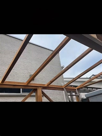 庭に倉庫が欲しくなったので、自分で作ることにしました。【屋根作成編】#リフォーム #大工 #コードレスドリル #機械 #道具 #diy #makita