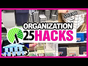 *25* BEST $1 Dollar Store ORGANIZATION HACKS for your HOME in 2025!