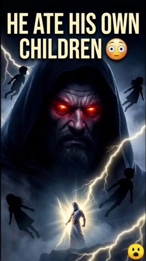 The God Who Ate His Own Children… 😳 :Greek Mythology #mythology #greekmythology #zeus