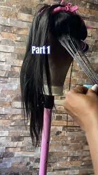 Step by step tutorial on how to curl synthetic hair.Beginner friendly #tutorial #hair #syntheticwigs