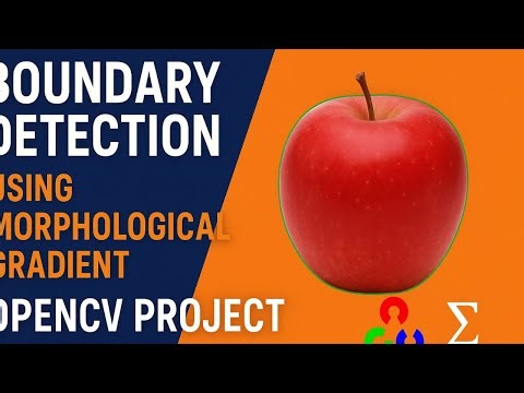Boundary Detection using Morphological Gradient