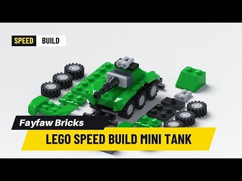 Cool LEGO Mini Tank Build: See This Awesome Model Come Together Fast!