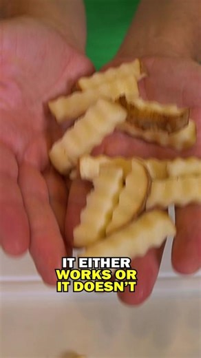 This Crinkle Cutter is great for making wavy potato chips, crinkle cut fries, and waffle fries. 🍟 #amazonfinds