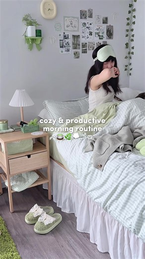 Colorful Productive Morning Routine with My Kitties