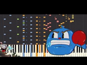 Cuphead - Ruse Of An Ooze - Piano Remix - Cover / Tutorial