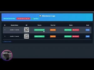 Full Student Tracking System in PHP & MySQL | With Search, Dark Mode & Admin Panel