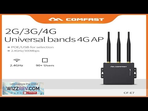 Comfast Wifi Router 4G SIM Card Waterproof Hotspot AP Outdoor CPE 2.4G