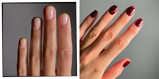 Short Nails Are Back: The Best Designs For Autumn, From Tortoiseshell To Chrome
