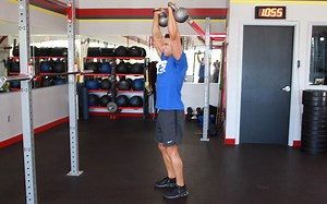 Standing Kettlebell Press