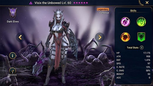 Visix the Unbowed - HellHades - Raid Shadow Legends