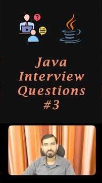 #3 Core Java Interview Questions & Answers for Freshers #javaprogramming #javainterviewquestions