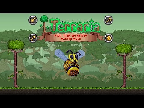 Terraria 1.4.2 Master Mode For The Worthy: Queen Bee All Class Boss Guide!