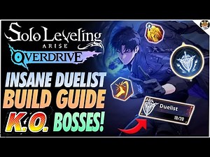INSANE Duelist Build Guide For Solo Leveling Arise OVERDRIVE ~PERMANENTLY KNOCK DOWN BOSSES!~