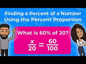 Finding a Percent of a Number Using the Percent Proportion | Percentage Problems | Partners in Prime