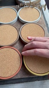 Round Concrete Coasters With Removable Cork Insert | Cement Coasters | Drink Coasters | Absorbent Coasters | Jewelry Dish | Cork Bottom - Etsy