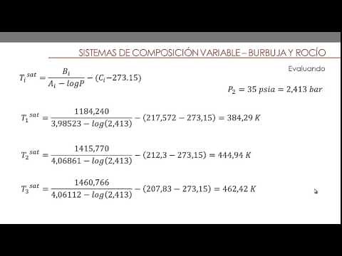 Parte 1 Temperatura de Burbuja