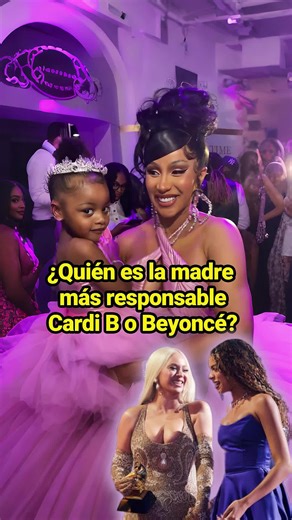 ¿Quién es la madre más responsable, Cardi B o Beyoncé?#fyp #celebrity #cardib #beyoncé #bluelvy