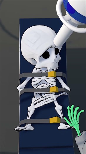 Saved by Aliens? #skeleton#warincrising #games #funny #alien