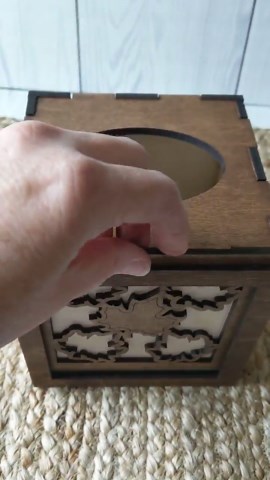 Cube Tissue Box Cover Laser SVG File: Interchangeable Panels (digital Download) - Etsy