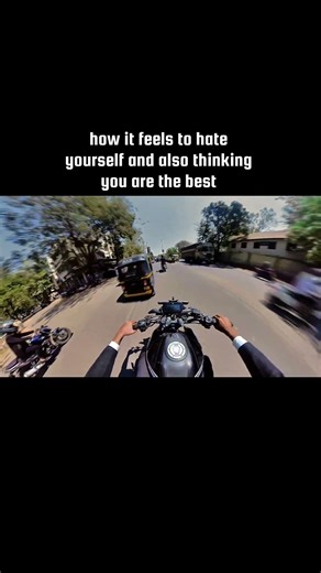 how it feels to hate yourself and also thinking you are the best #explorepage #tvsraider #closecall