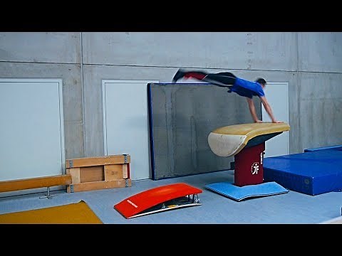 Hocksprung über den Kasten/Sprungtisch lernen #Tutorial
